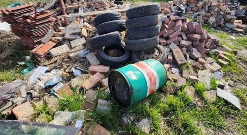 Illegális hulladékbirodalom Szeged mellett: elképesztő mennyiség gyűlt össze