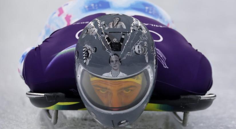 Kizárták a téli olimpiáról az ukrán szkeletonost, aki a háborúban elesett honfitársaira emlékezett a sisakjával