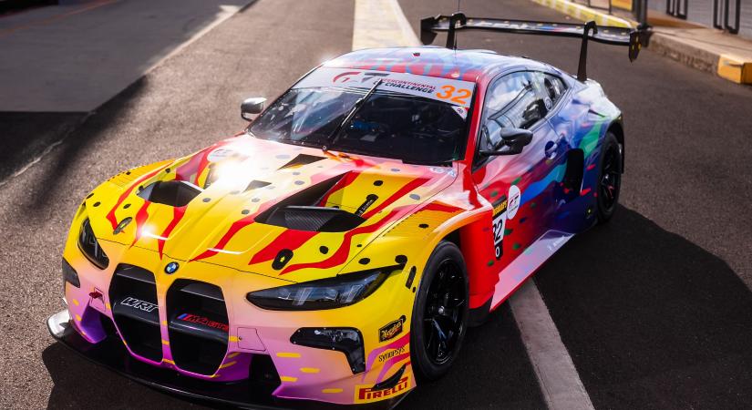 Szemkápráztató festést kapott egy BMW