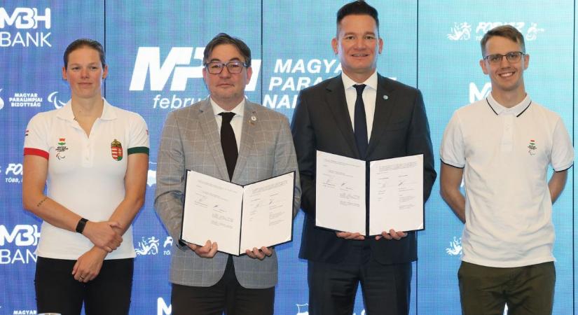 Együttműködési megállapodást kötött az MBH Bank és a Magyar Paralimpiai Bizottság