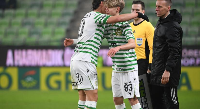 16 évesen bemutatkozott a Fradiban, majd arról beszélt, hogy a házi feladata még nincs kész