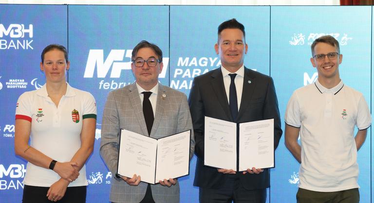 Komoly erőforrás érkezik a paralimpikonokhoz, az MBH Bank stratégiai partnerként csatlakozik