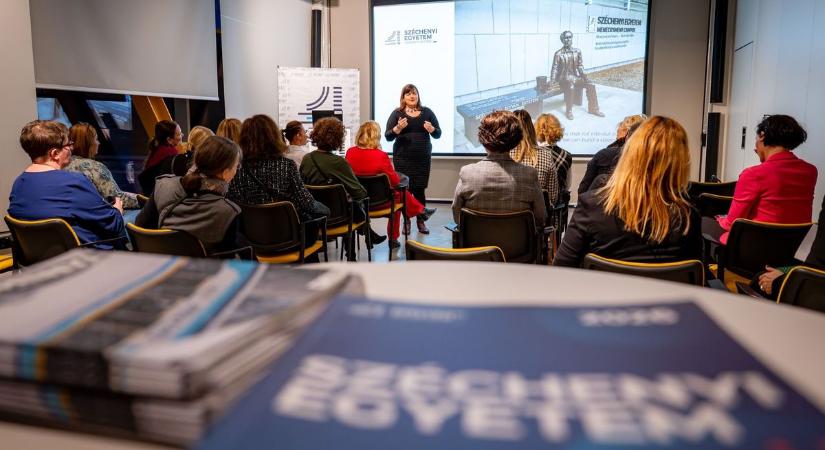 A Széchenyi István Egyetem látta vendégül a vármegyei kamara Női Vezetői Klubját