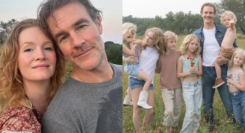 Gyönyörű feleségét és hat gyermekét hagyta hátra James Van Der Beek