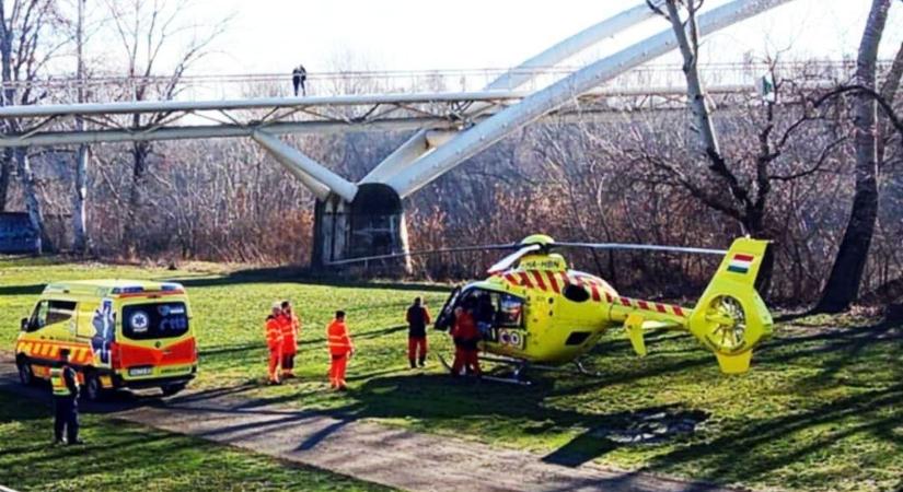 Drámai pillanatok Szolnokon: mentőhelikopter vitt el egy diákot, mutatjuk, mi történt az iskolában