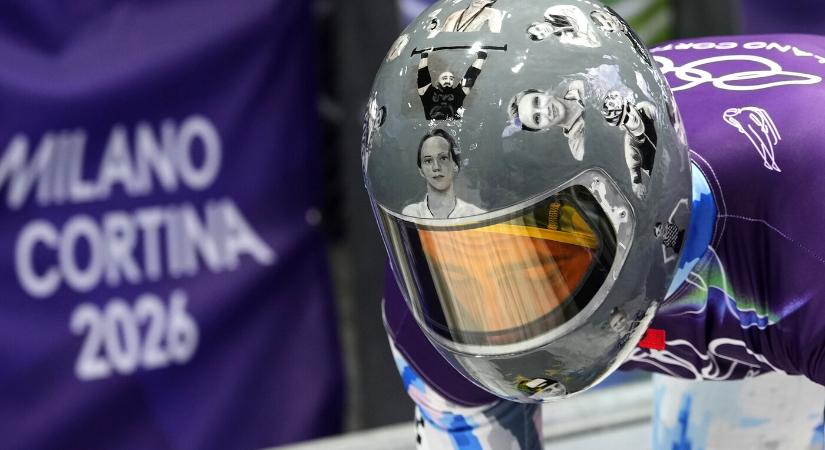 Háborús áldozatokat ábrázoló sisakja miatt zárták ki az ukrán szkeletonost