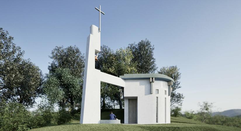 Kápolna Pécselyen – A BORDER Építésziroda pályaműve
