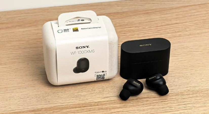 A Sony bemutatta eddigi legjobb zajszűrős fülhallgatóját, itt a WF-1000XM6