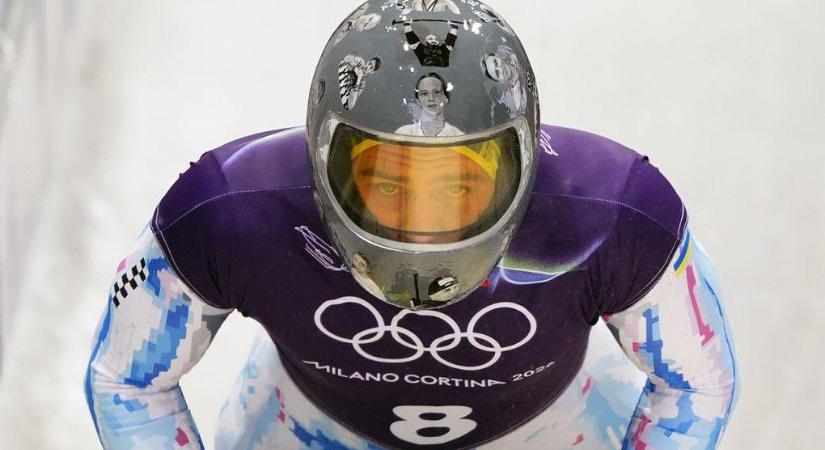 Milánó-Cortina 2026: Diszkvalifikálták háborús sisakja miatt az ukrán szkeletonost