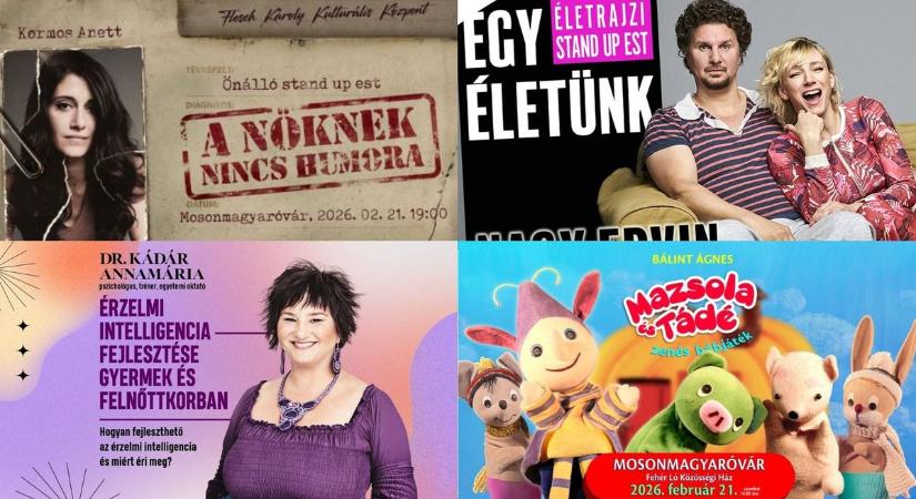 Ezek a mosonmagyaróvári programok színesíthetik a jövő hetedet