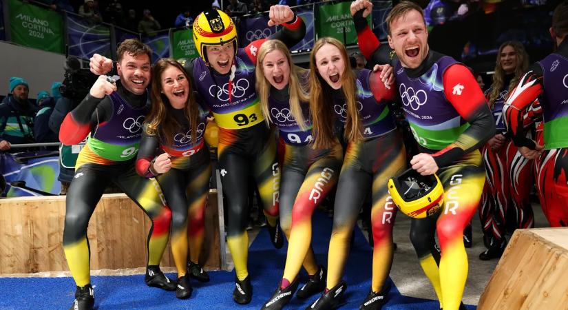 A németek nyerték a váltót szánkóban, Arlt és Wendl már hétszeres olimpiai bajnok
