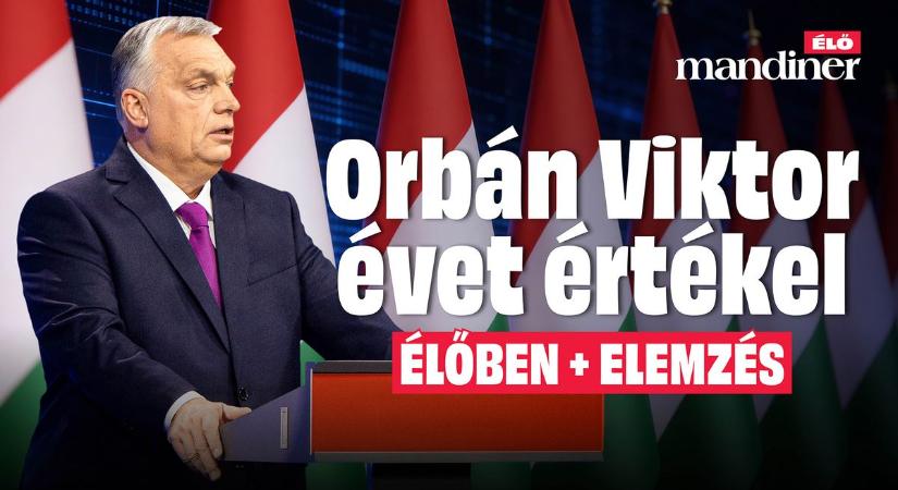 Szombaton miniszterelnöki évértékelő a Várkert Bazárból – ÉLŐ közvetítés a Mandineren