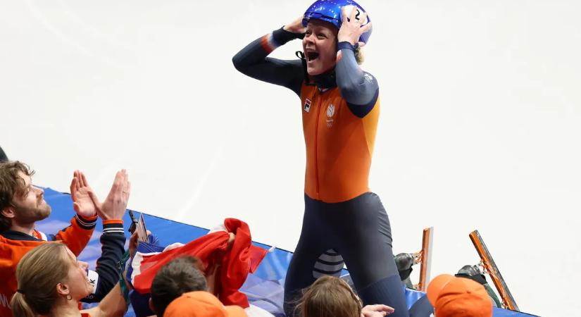 Holland győzelem női 500 méteren rövid pályás gyorskorcsolyában