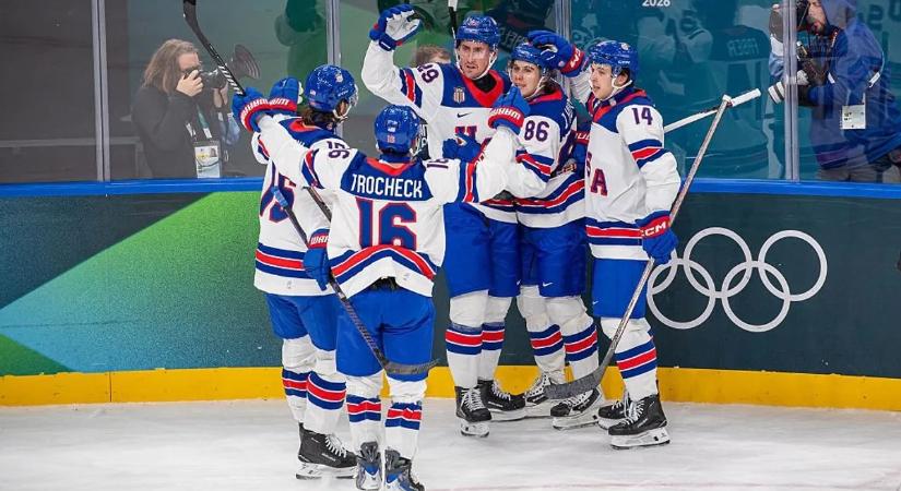 Téli olimpia: az Egyesült Államok Lettország legyőzésével kezdett a férfi jégkorongtornán