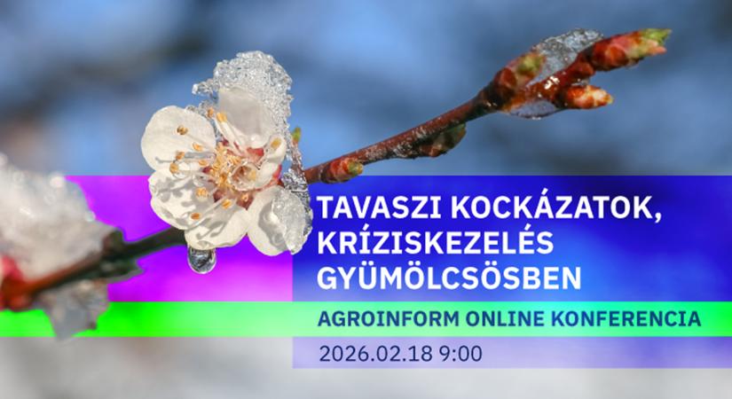 Tavaszi kockázatok, kríziskezelés gyümölcsösben - Agroinform online konferencia