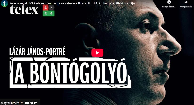 Telex Lázár Jánosról: Az ember, aki tökéletesen fenntartja a cselekvés látszatát