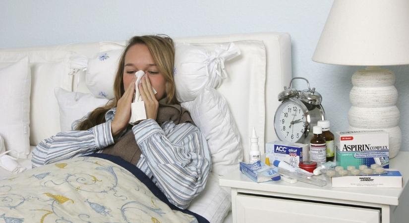 Zala vármegyében van a legkevesebb influenzás beteg