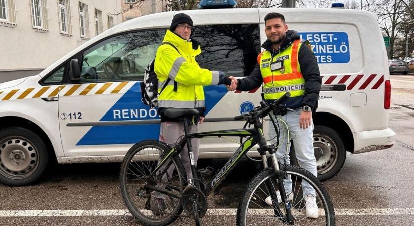 Nem kellett sok idő a nyomozásra: a lopott kerékpár gyorsan visszakerült a gazdájához