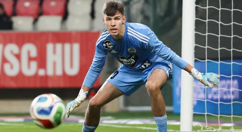 A Kisvárda húszéves kapusa, Popovics Ilija egyre jobban véd