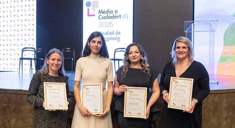 Személyes történetek a függőségek árnyékában - Átadták a megújult Média a Családért díjakat