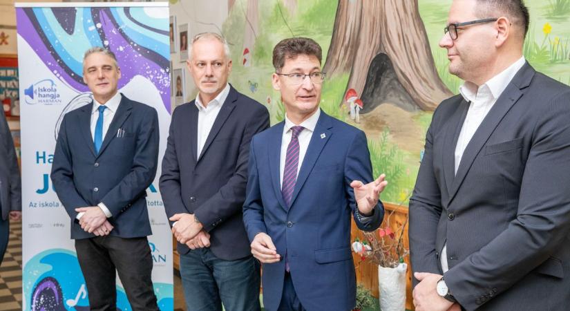 Elindult a HARMAN támogatási programja a Táncsics iskolában