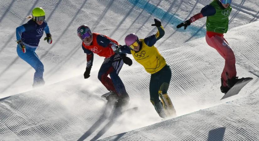 Egy hete még nem is tudta, hogy mehet az olimpiára, ma a nyolcaddöntőben versenyzett a magyar snowboardos