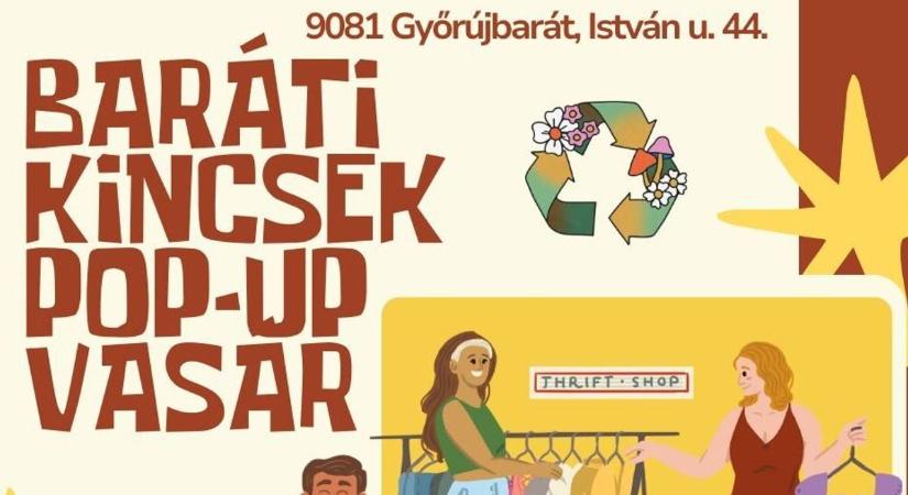 Pop-up vásár Győrújbaráton