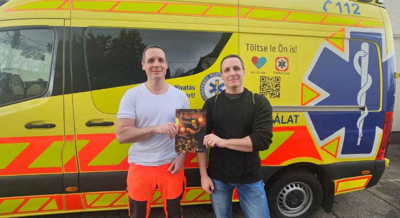 Ha éppen nem életet ment, akkor képregényt rajzol a barcsi ikerpár