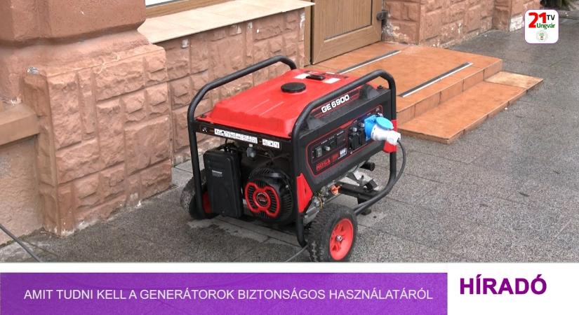 Amit tudni kell a generátorok biztonságos használatáról (videó)