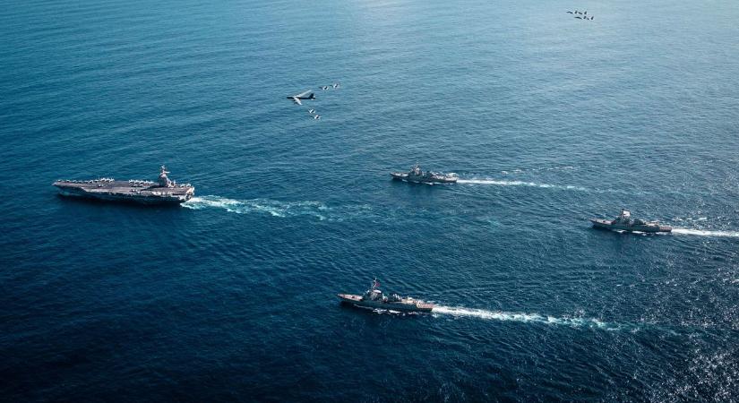 Ez a lehető legrosszabb jel: Amerika útnak indítja a világ legnagyobb hadihajóját, a célpont egyértelmű – videón az USS Gerard R. Ford