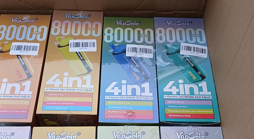 Lecsapott a NAV: illegális VapSolo-terjesztés miatt indult eljárás egy 27 éves férfi ellen