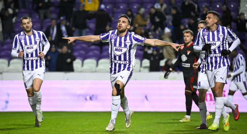 NB I: 1 kihagyott Dzsudzsák-tizi és 1 piros lap után nyert az Újpest a Loki ellen - videó