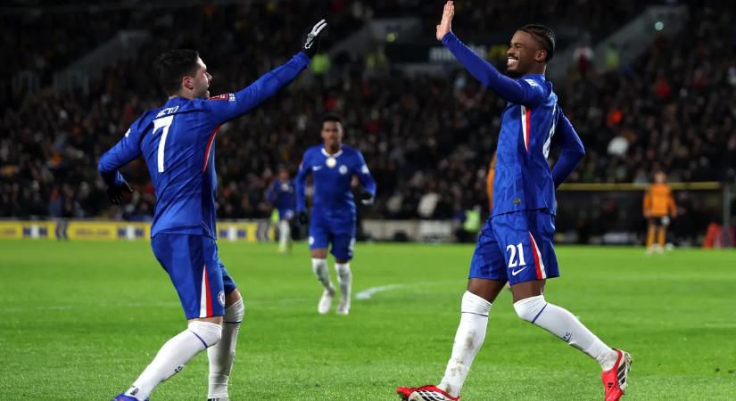 Pedro Neto triplázott, a Chelsea simán kiütötte a Hull Cityt az FA-kupából
