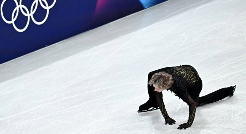 Döbbenet: Ilia Malinin kétszer is esett, csak nyolcadik lett a bő két éve verhetetlen műkorcsolyázó