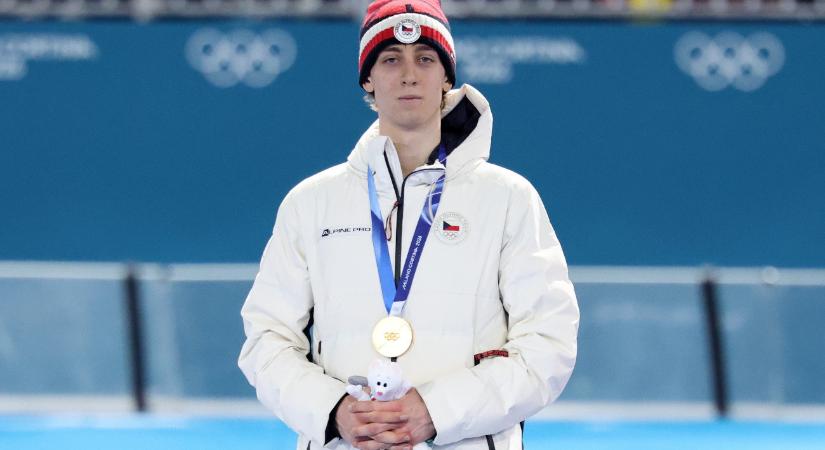 Egy cseh tinédzser nyerte a leghosszabb olimpiai gyorskorcsolyaszámot