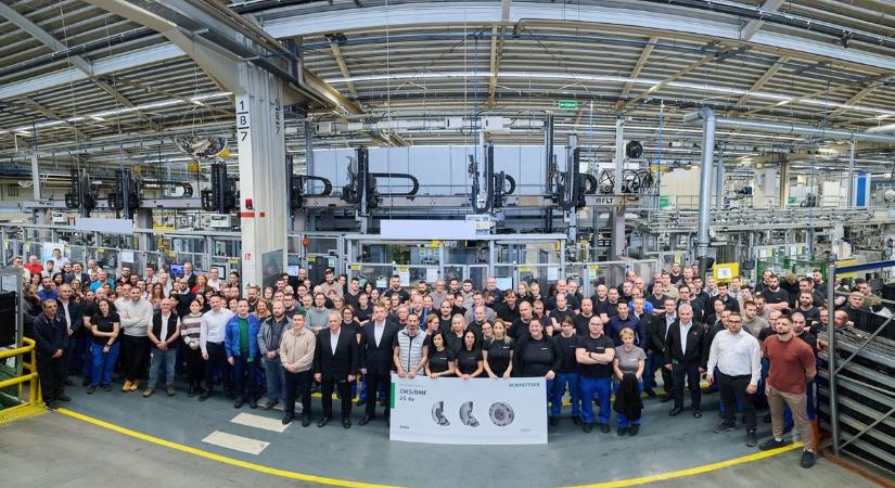 25 éves a Schaeffler Savaria kettőstömegű lendítőkerék területe
