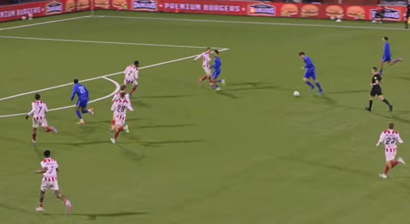 Videó: elképesztő Kovács-gólok! Előbb 25-ről, majd a kapunak háttal állva is betalált