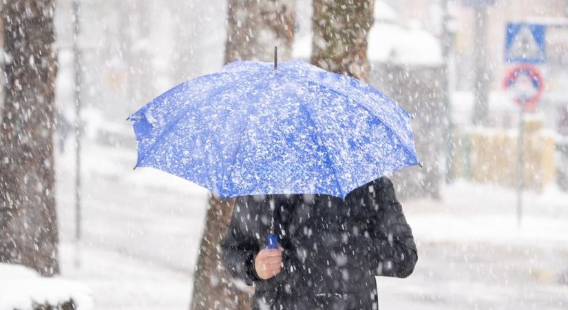 Tavasz helyett havazás? Vasárnap hidegbetörés, 10 fokos zuhanás jön! – videó