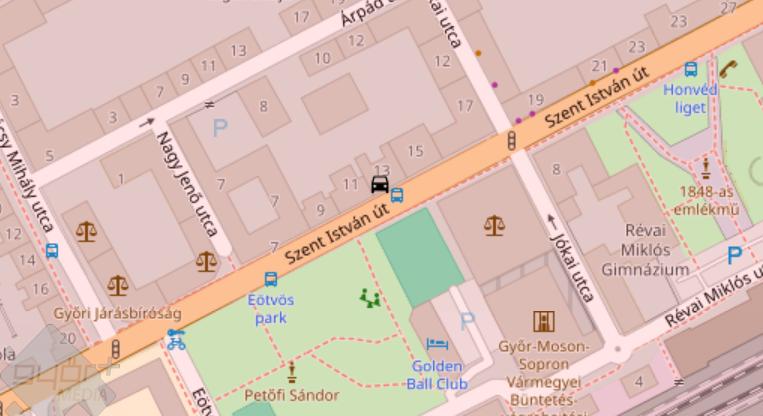 Baleset miatt lezárták a Szent István út érintett szakaszát