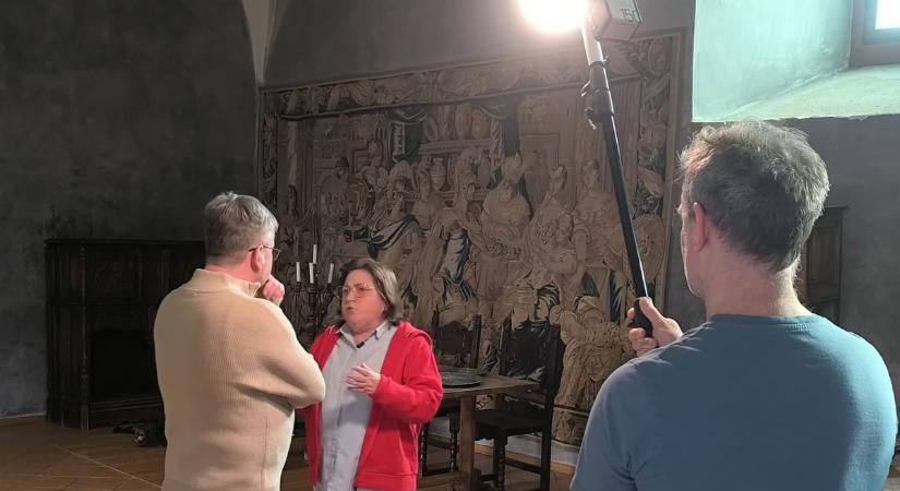 Ozorai Pipo látta vendégül a Duna TV stábját