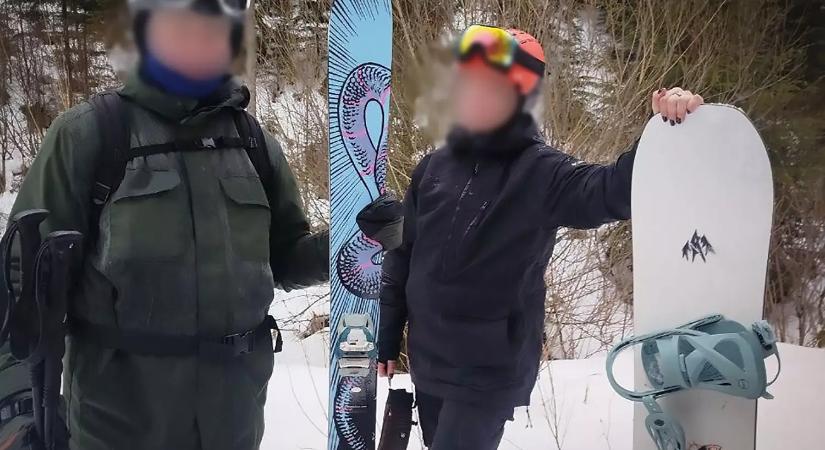 A rahói járásban hegyi mentők segítettek egy odesszai házaspárnak