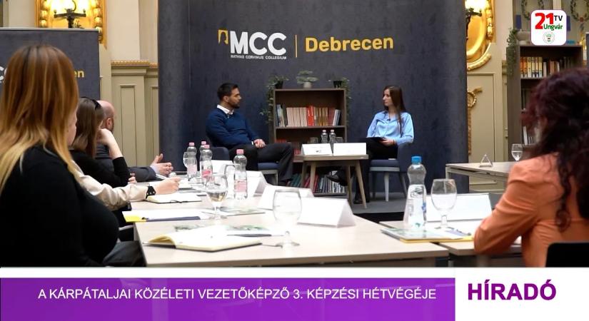 A Kárpátaljai Közéleti Vezetőképző 3. képzési hétvégéje (videó)