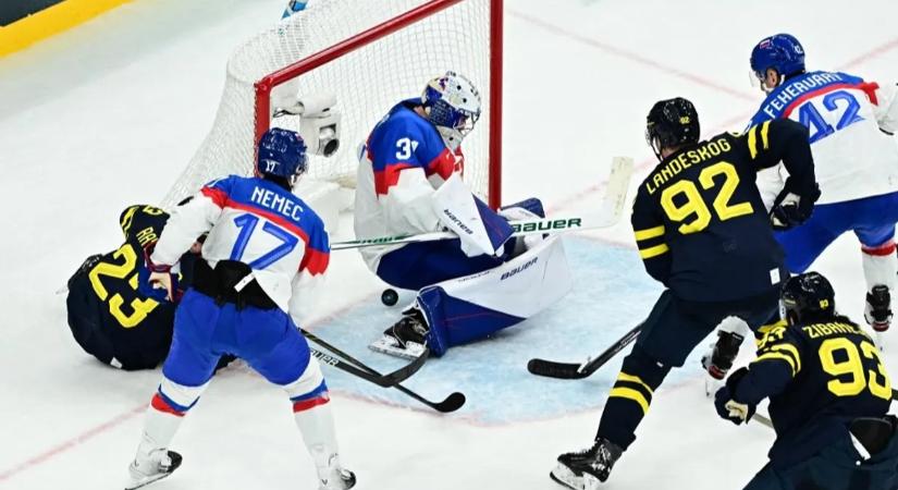 Svéd siker Szlovákia ellen az olimpia férfi jégkorongtornáján