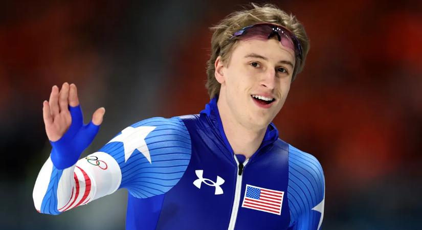Olimpiai rekorddal nyerte meg az 500 métert az amerikai gyorskorcsolyaklasszis