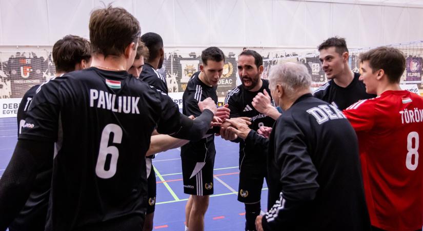 Rangadón folytatódhat a DEAC férfi röpiseinek parádés sorozata