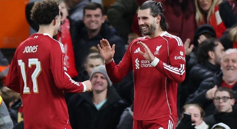 Szoboszlai újabb bombagóllal jelentkezett a Liverpoolban – nézze meg videón!