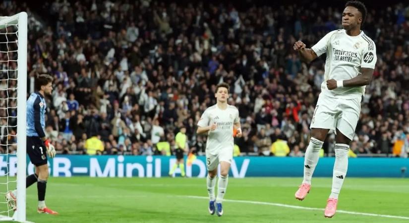 Vinícius két gólt lőtt, a Real Madrid könnyedén nyert