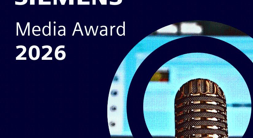 Indul a nevezés a 2026. évi Siemens Media Award sajtódíjra
