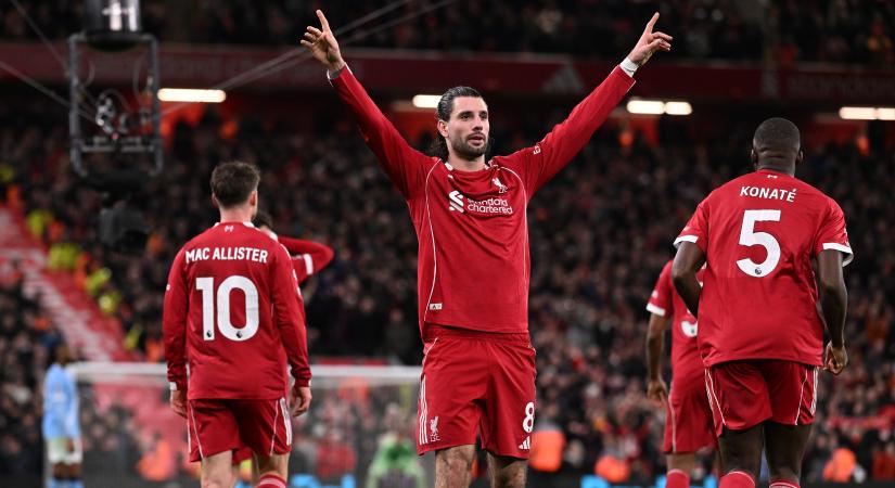Magyar varázslat Liverpoolban: Szoboszlai góllal, Kerkez gólpasszal vette ki a részét a továbbjutásból - videó