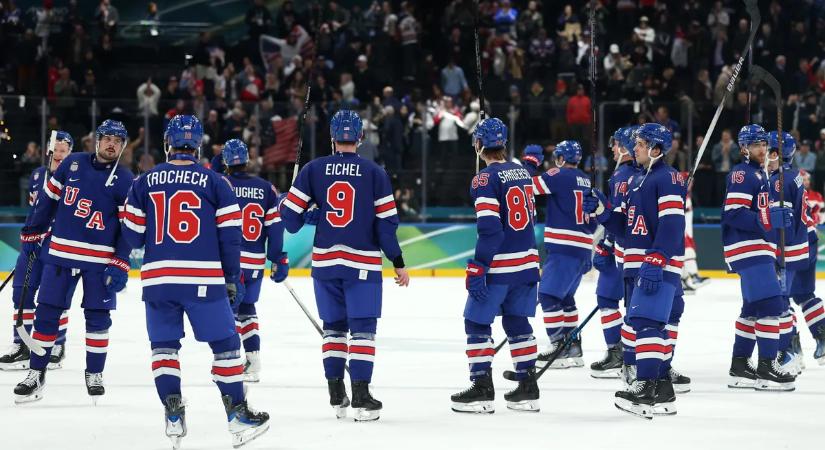 Háromgólos amerikai diadal a férfi jégkorongtornán